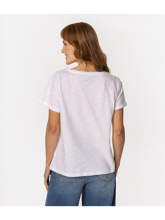 Lee Cooper Lee Cooper T-Shirt LYDIA 8317 Biały Regular Fit