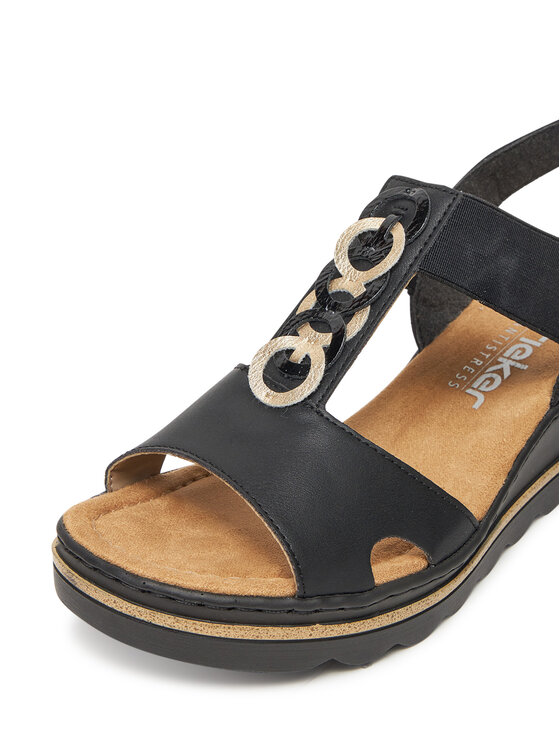 Rieker Rieker Sandalen 67498-00 Schwarz