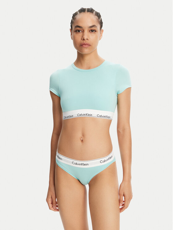 Calvin Klein Underwear Calvin Klein Underwear Tricou LV00QF7213 Verde Slim Fit
