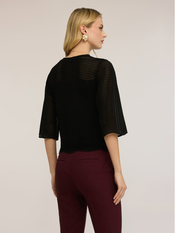 Motivi Motivi Sweter M112W003802N033 Czarny Regular Fit