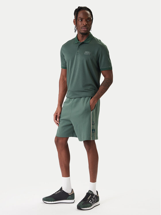 EA7 Emporio Armani EA7 Emporio Armani Polokošile 7M001359 AF13862 U7260 Zelená Slim Fit