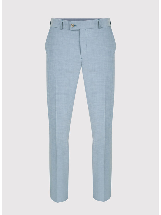 Pako Lorente Pako Lorente Spodnie garniturowe P23SP-6G-023 Niebieski Slim Fit