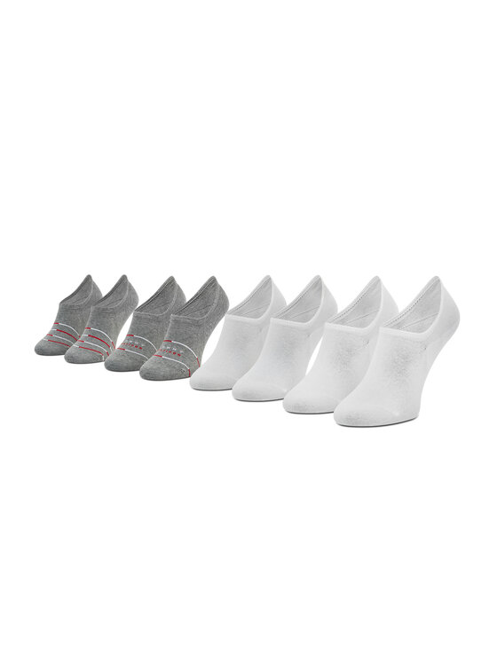 Set di 4 paia di calzini corti da uomo Tommy