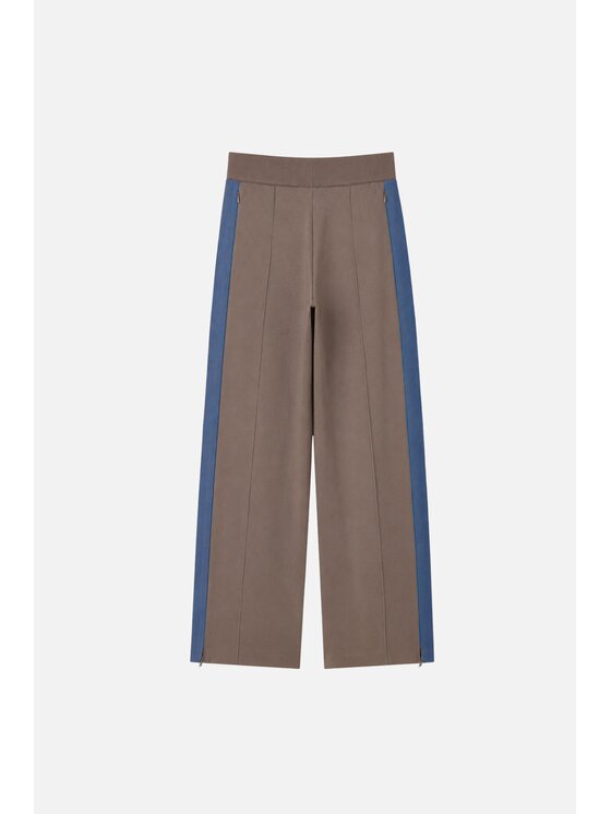 PINKO PINKO Spodnie dresowe Essen Pantalone Brązowy Wide Leg