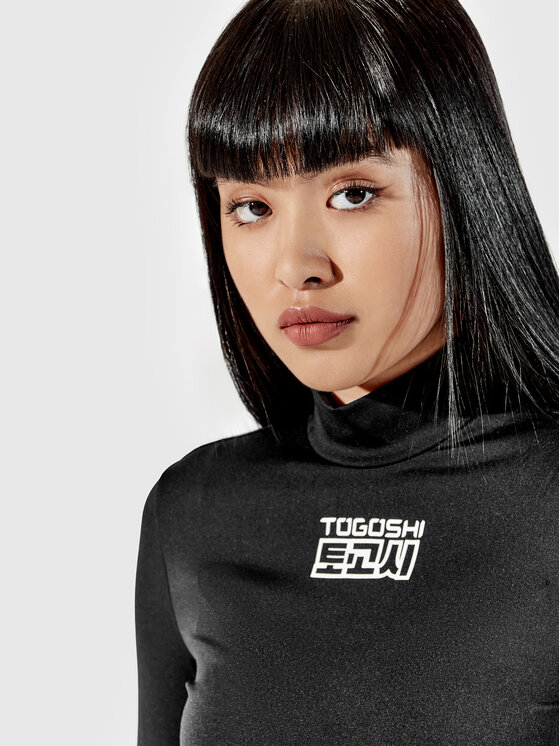 Togoshi Togoshi Každodenné šaty TG22-SUD021 Čierna Extra Slim Fit
