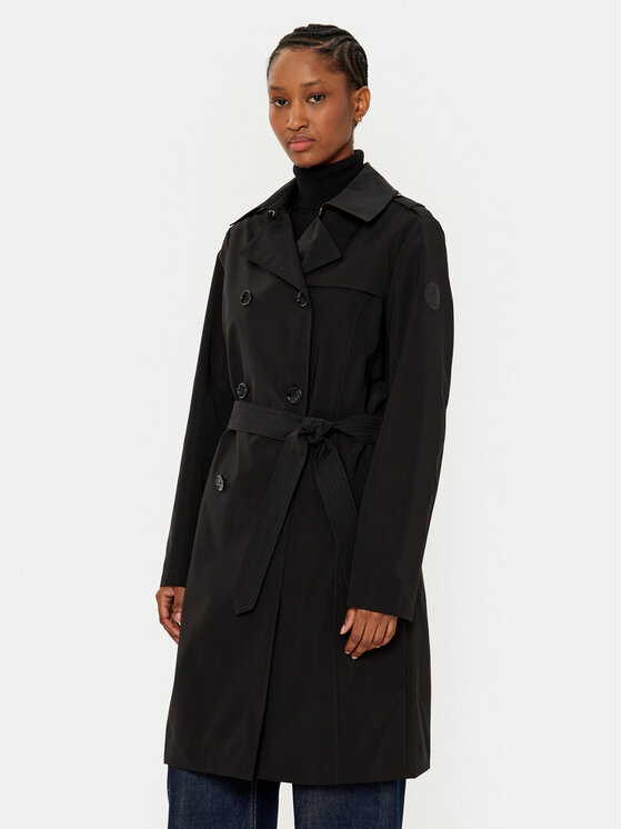 JOOP! Trenčkot C58Cindy 30044769 Čierna Regular Fit