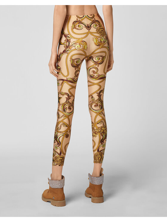 PHILIPP PLEIN PHILIPP PLEIN Legíny 2309 Béžová Skin Tight Fit