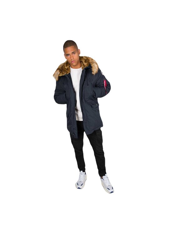 Alpha Industries Alpha Industries Zimné bundy Polar 123144 Tmavomodrá Parka Fit