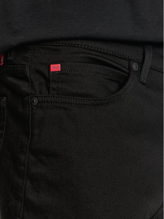 HUGO Hugo Дънки 50517545 Черен Tapered Fit