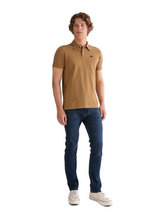 Wrangler Wrangler Jeansy 112378460 Granatowy Slim Fit