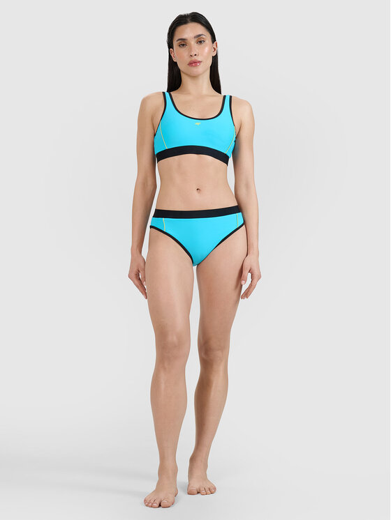 4F 4F Dół od bikini CHILLY WAVES Niebieski