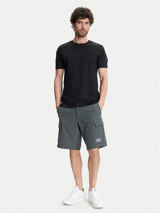 EA7 Emporio Armani EA7 Emporio Armani Pantaloni scurți sport 7M000196 AF13554 U8109 Gri Regular Fit