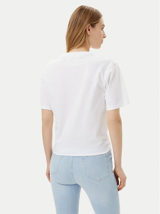 Silvian Heach Silvian Heach T-krekls Knippi GPP25190TS Balts Regular Fit