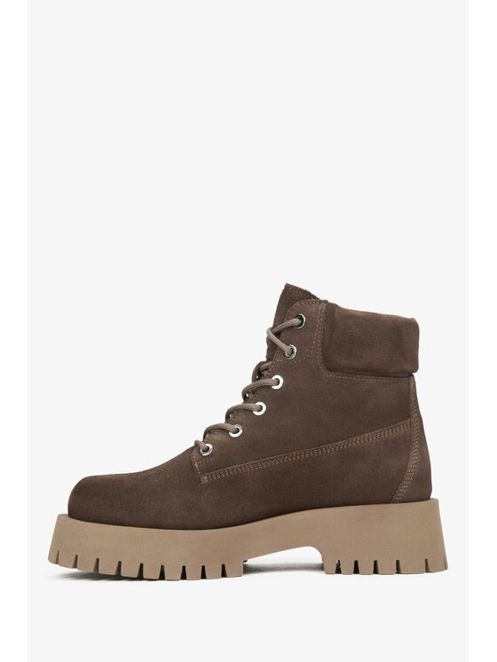 Estro Estro Μποτάκια ER00116249 Καφέ