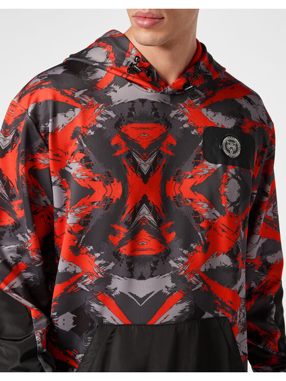 Plein Sport Plein Sport Felpa 7847 Arancione Regular Fit