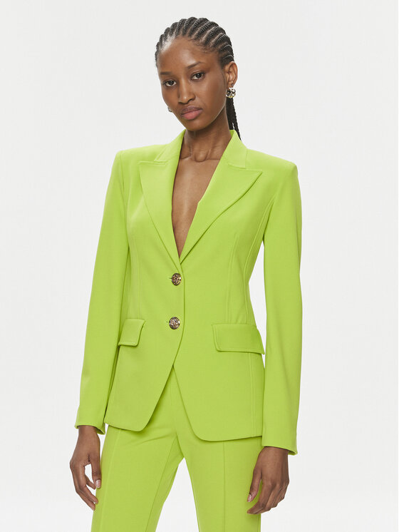 Liu Jo Giacca da abito CA4045 J1930 Verde Regular Fit