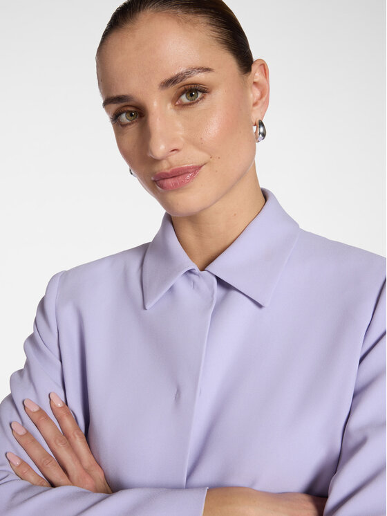 Elena Mirò Elena Mirò Marynarka R060P000109N0A9 Fioletowy Boxy Fit
