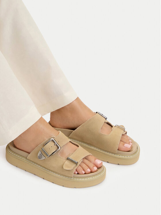 U.S. Polo Assn. U.S. Polo Assn. Παντόφλες EO-TANIA001W/6S1 Μπεζ