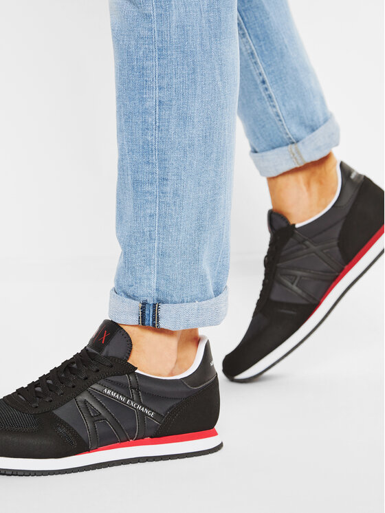 Armani Exchange Armani Exchange Sneakersy XUX017 XCC68 00002 Černá