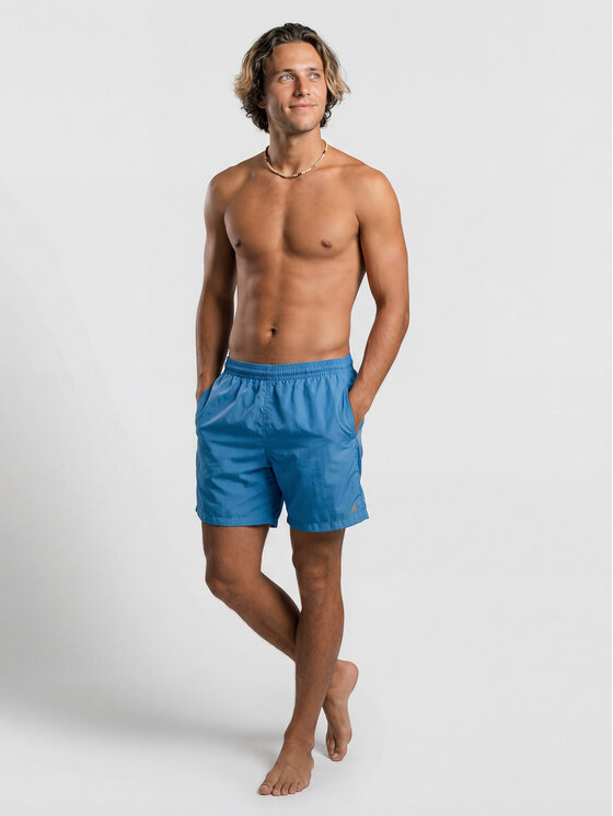 Feba Feba Szorty kąpielowe FM01 Turkusowy Short Fit