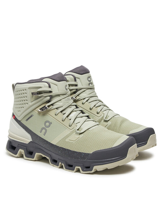 On On Pārgājienu apavi Cloudrock 2 Waterproof 6397666 Zaļš