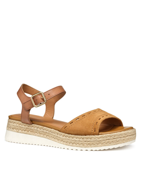 Geox Geox Espadrilės D Eolie D55SRB 02243 C6001 Ruda