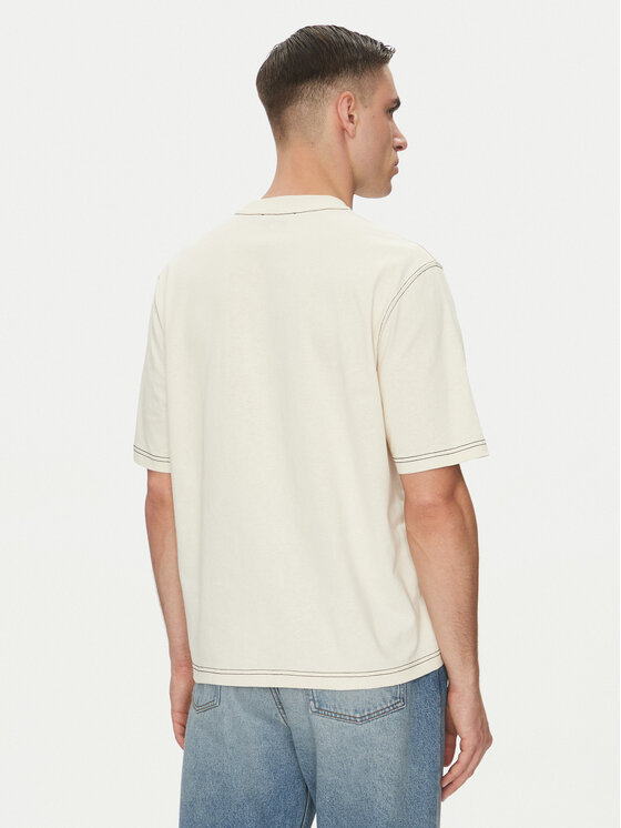 AMI Paris AMI Paris T-Shirt HTS029.JE0118 Béžová Regular Fit