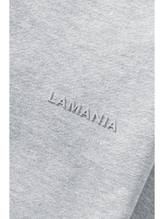 La Mania La Mania Kalhoty z materiálu MOTION GREY Šedá Classic Fit