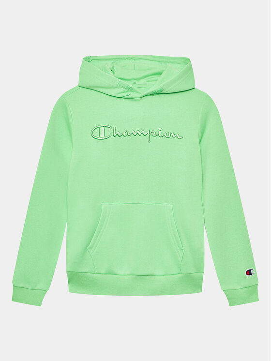 Champion Champion Majica dugih rukava 306340 Zelena Regular Fit