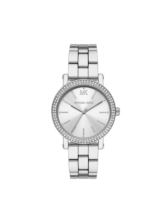 Michael Kors Michael Kors Sat Corey MK7549 Srebrna