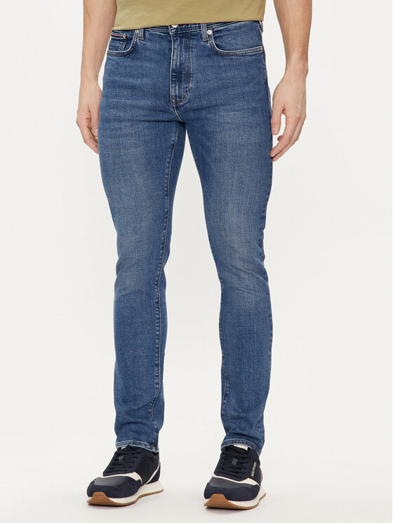 Tommy Hilfiger Tommy Hilfiger Blugi Bleecker MW0MW33963 Albastru Slim Fit