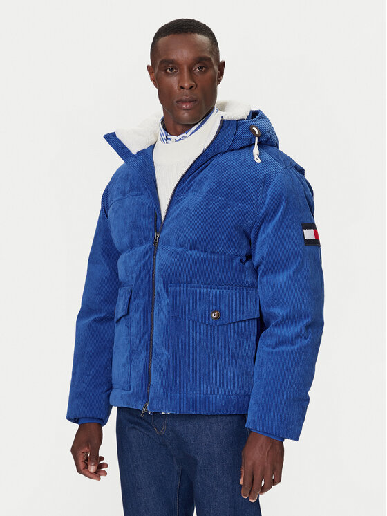 Tommy Hilfiger Tommy Hilfiger Pehelykabát MW0MW41361 Kék Regular Fit