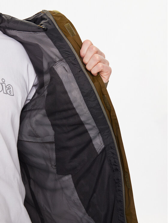 Columbia Columbia Vodootporna jakna Pouring Adventure II 1760061 Zelena Regular Fit