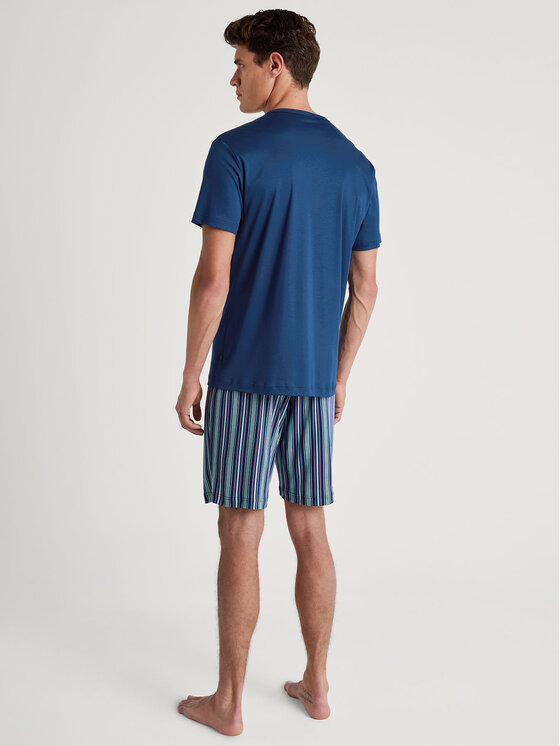 Calida Calida Pyžamo 45185 Modrá Regular Fit