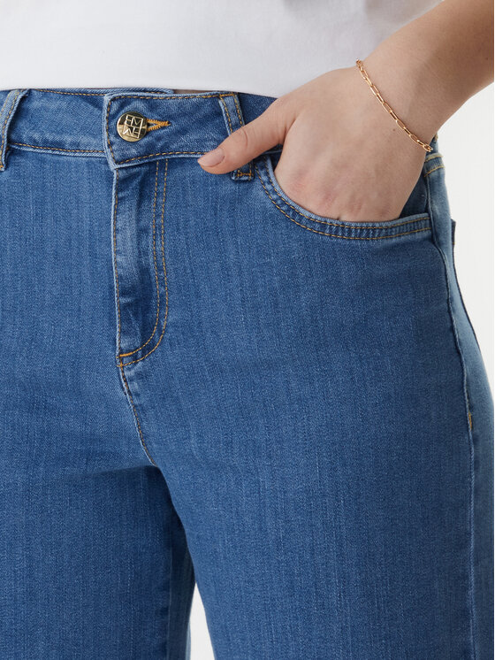 Marella Marella Τζιν Disco 2615181111 Μπλε Wide Leg