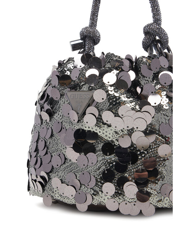 Guess Guess Ročna torba HWEM95 38750 Srebrna