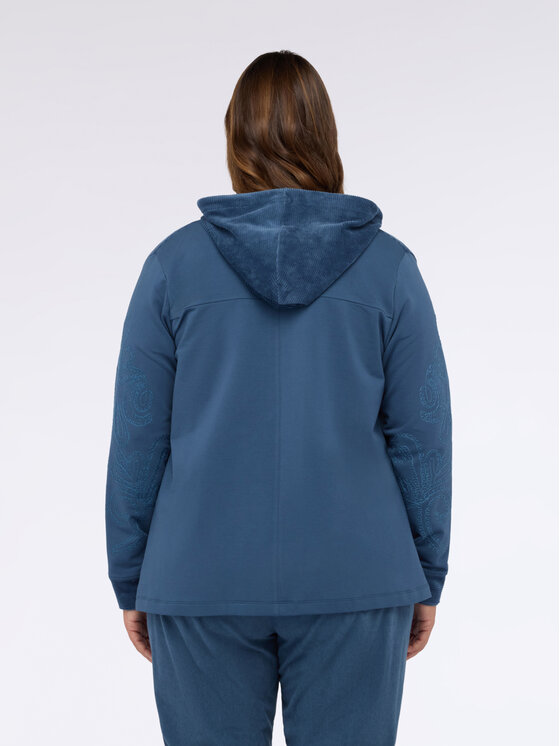 Fiorella Rubino Fiorella Rubino Bluza G806L008744N024 Turkusowy Regular Fit
