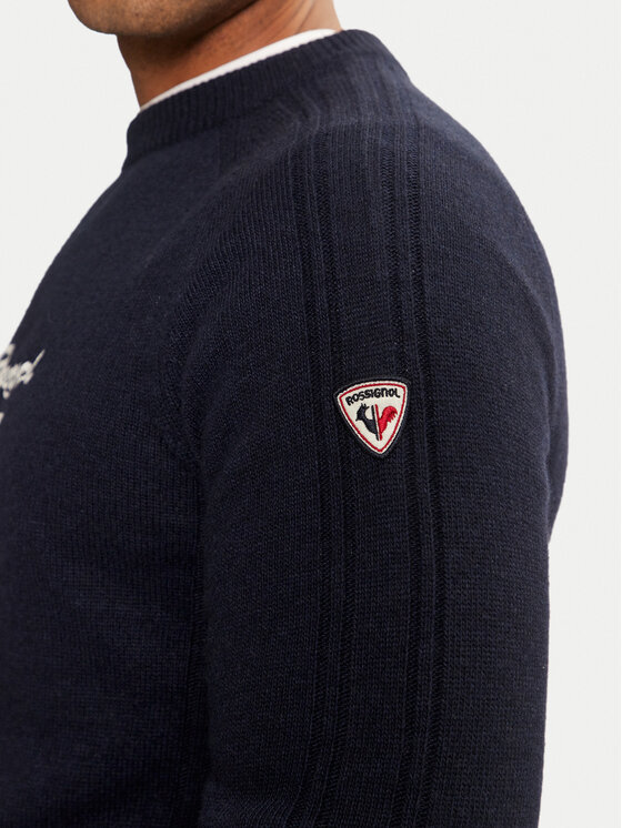 Rossignol Rossignol Pullover RLMMO11 Dunkelblau Regular Fit