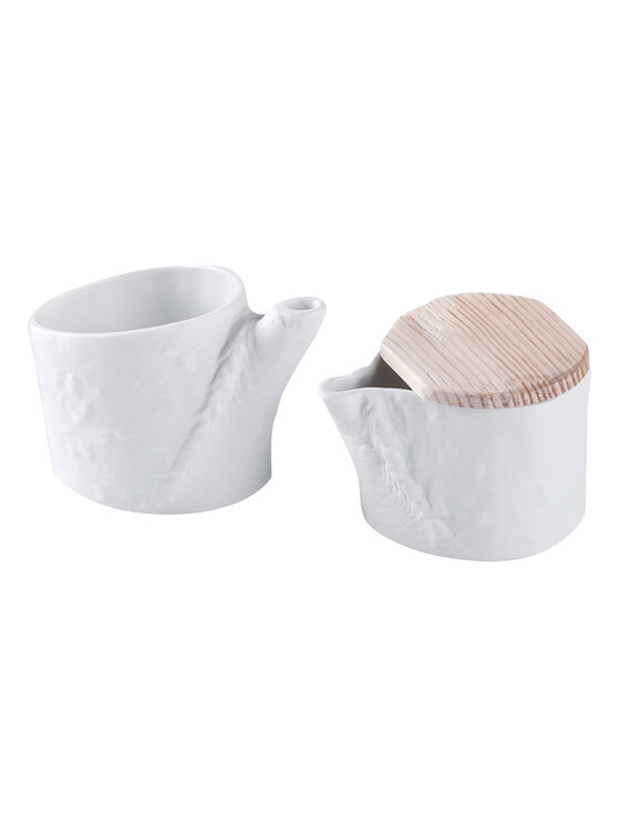 Ćmielów Design Studio Ćmielów Design Studio Zestaw Natura Biały