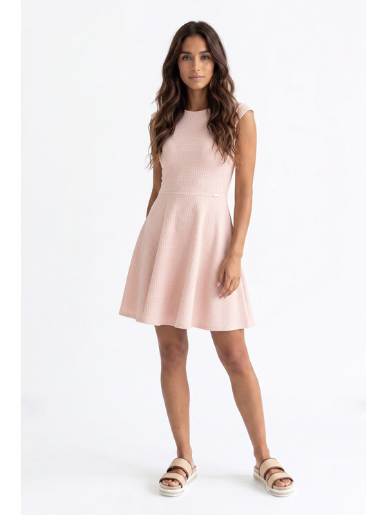 FIGL FIGL Každodenní šaty M1369 Růžová Regular Fit