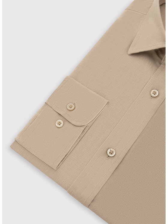 Pako Lorente Pako Lorente Koszula P26SF-1X-021 Beżowy Slim Fit