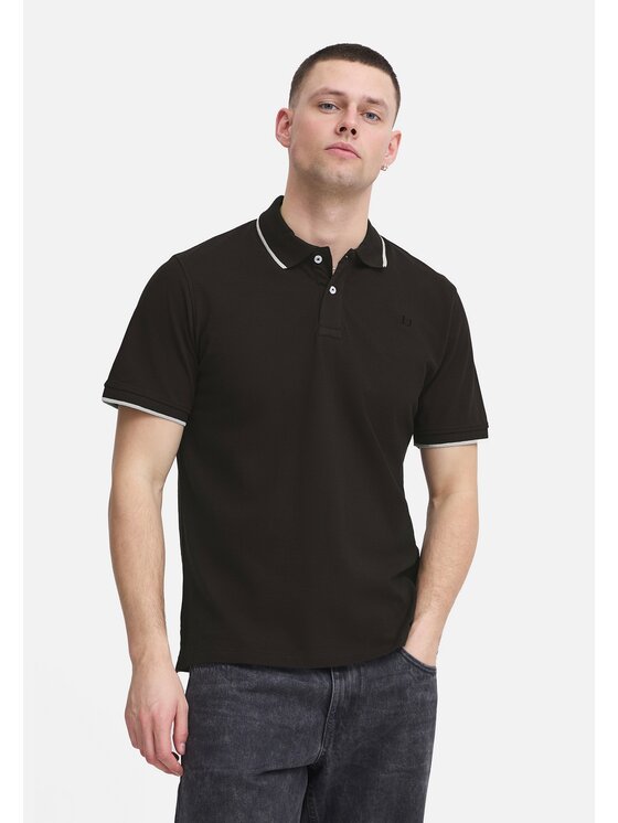 Blend Blend Polo 20717915-194007 Nero Regular Fit