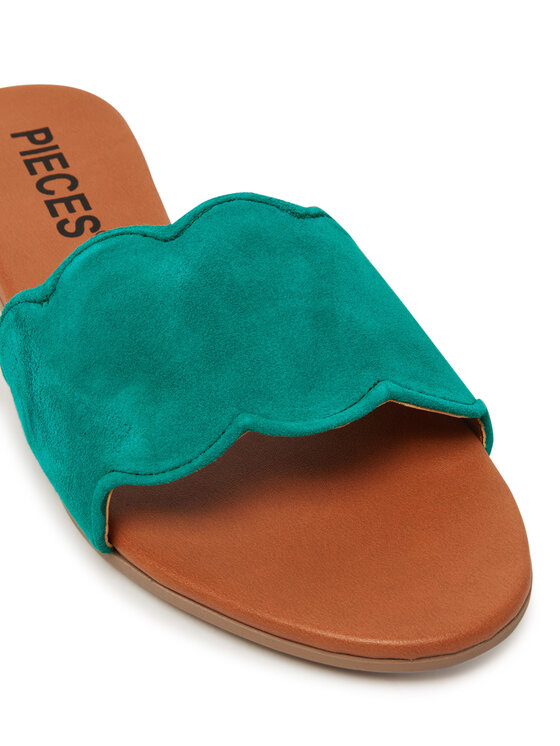 Pieces Pieces Klapki 17156838 Zielony