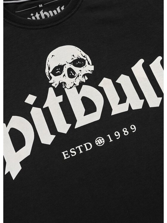 PITBULL PITBULL T-Shirt TRES PERROS VIEJOS Czarny Regular Fit
