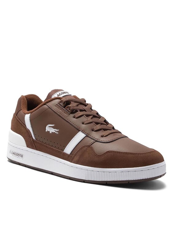 Sneakers Lacoste T-Clip 746SMA0112 Dk Brw/Wht 2A6 (5059862222285