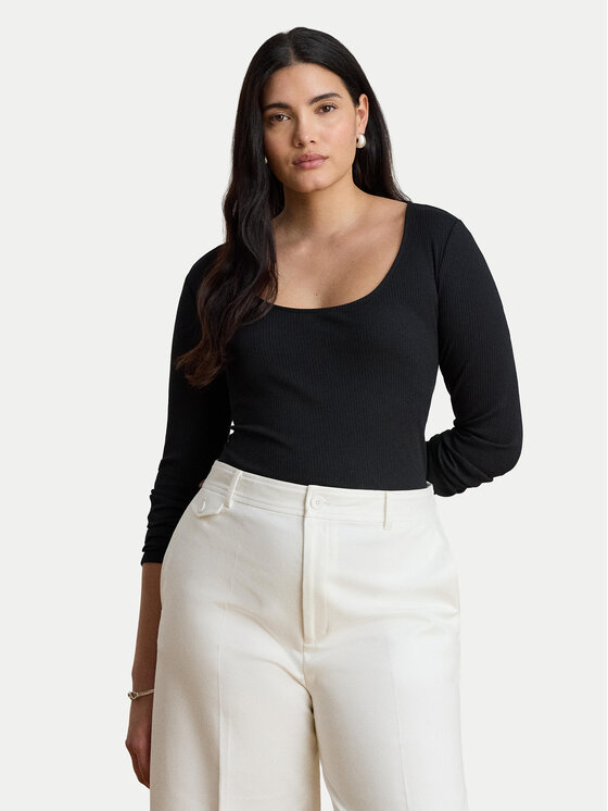LAUREN RALPH LAUREN LAUREN RALPH LAUREN Bluză 200980145005 Negru Slim Fit