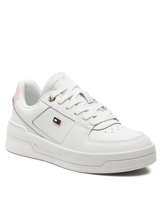Tommy Hilfiger Tommy Hilfiger Αθλητικά Flag Basket Sneaker FW0FW08081 Εκρού