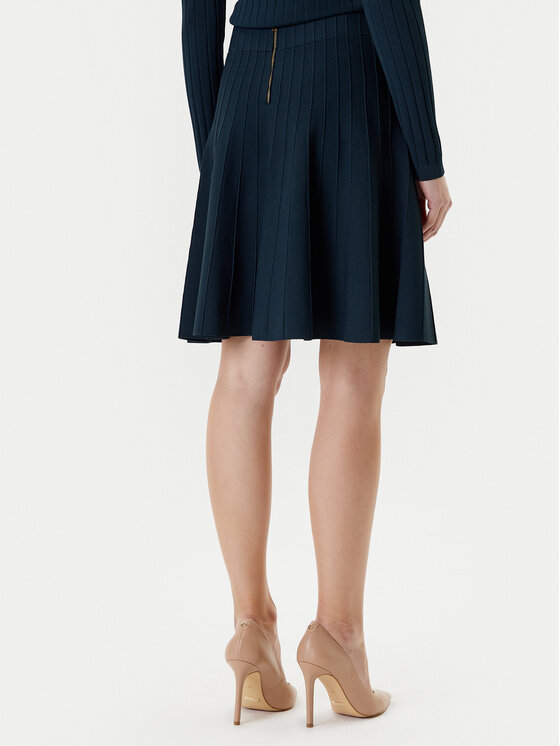 Guess Guess Minigonna W5YD65 Z0130 Blu scuro Regular Fit