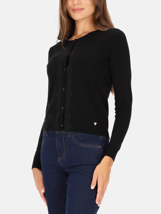 L’AF L’AF Kardigan Rima Czarny Regular Fit