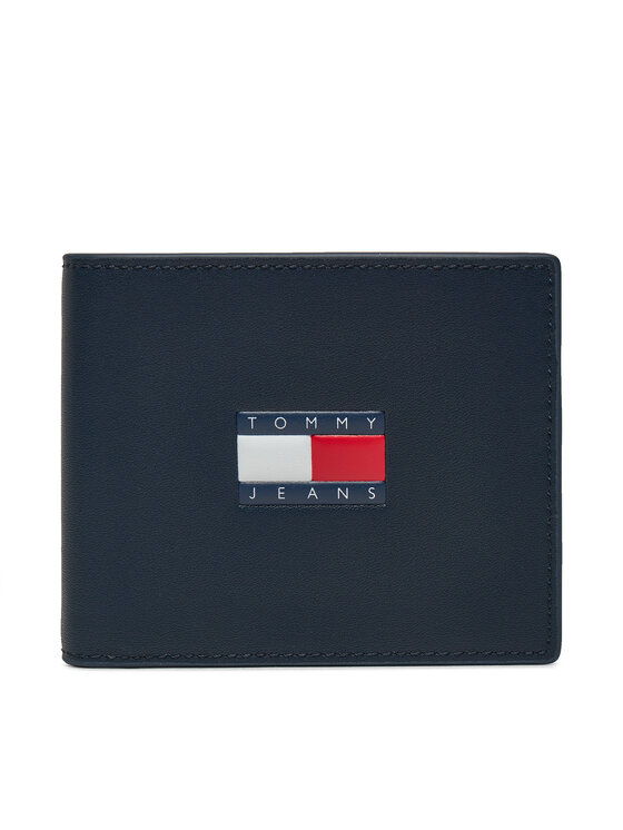 Tommy Jeans Tommy Jeans Портфейл Tjm Archive Leather Cc Coin AM0AM12441 Тъмносин